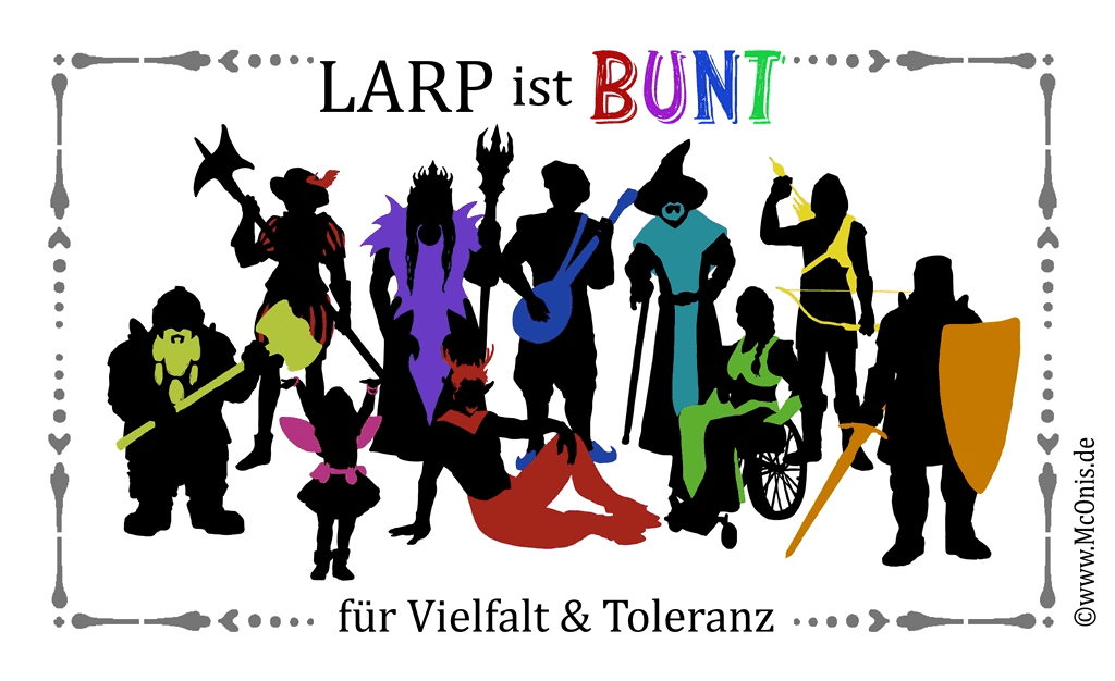 LARP ist bunt — für Vielfalt und Toleranz